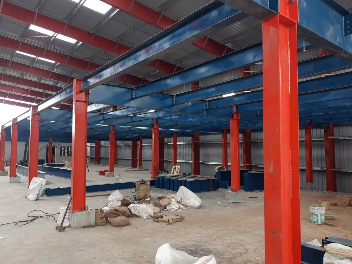 Mezzanine floor structure